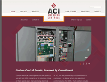 Tablet Screenshot of american-controls.com